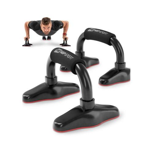 Упоры для отжиманий  Hop-Sport HS-M020PU black/red - фото №9